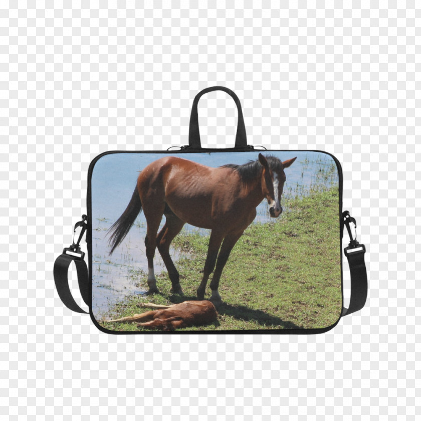 Wild Horse Laptop Handbag Tote Bag Briefcase PNG