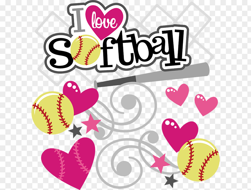 Love Softball Cliparts Fastpitch Baseball Clip Art PNG