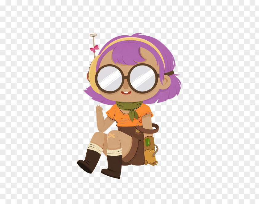 Ms. Big Eyes Chrono Trigger Lucca Geek Game DeviantArt Illustration PNG