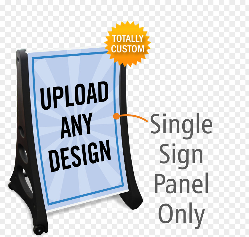 Sidewalk Picture Frames Sign Plastic PNG