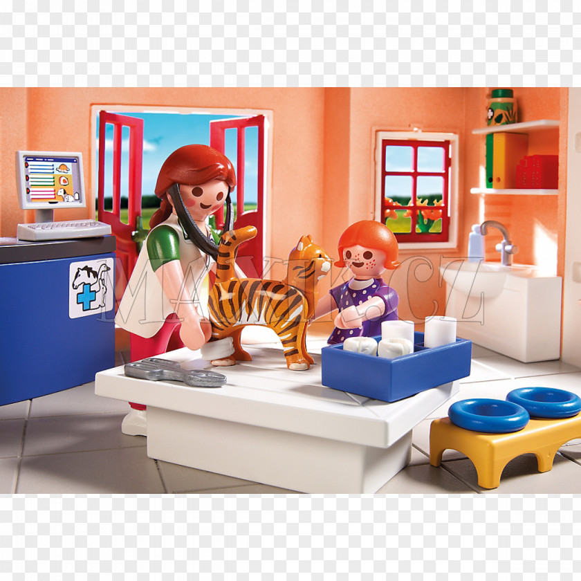 Toy Playmobil Furnished Shopping Mall Playset Veterinarian Amazon.com PNG