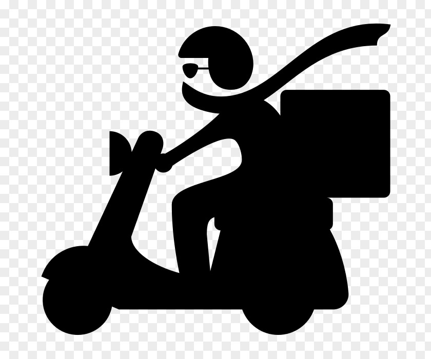 Delivery Service Motorcycle Courier Take-out PNG
