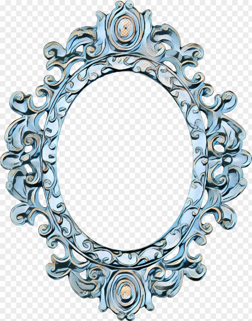 Interior Design Jewellery Mirror Body Jewelry Circle Oval Fashion Accessory PNG