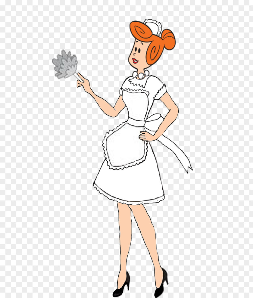 Maid Wilma Flintstone Fred Barney Rubble Female Cartoon PNG