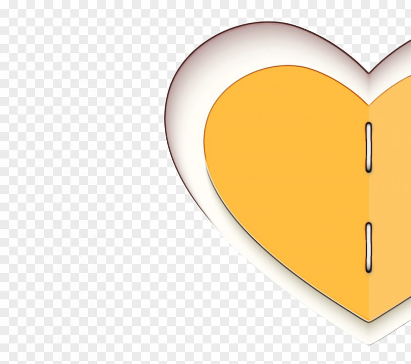 Yellow Heart PNG