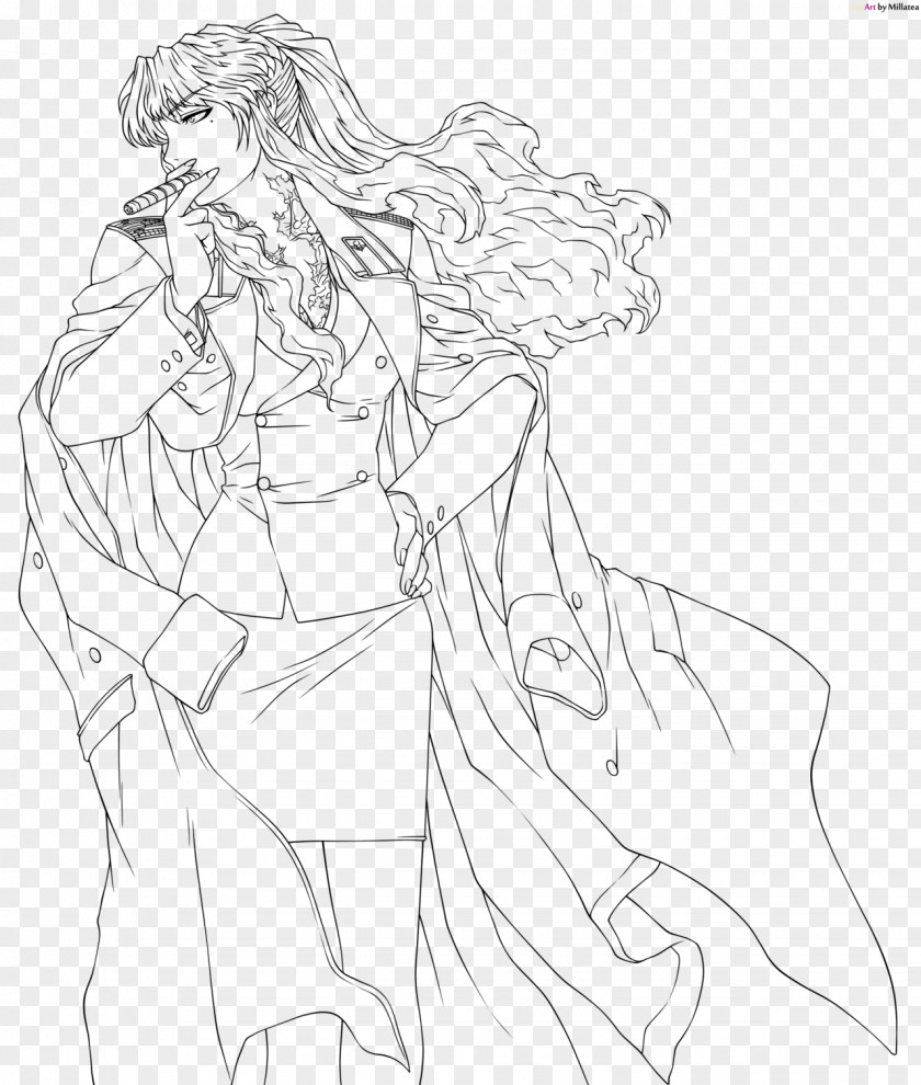 Black Lagoon Drawing DeviantArt Balalaika Sketch PNG