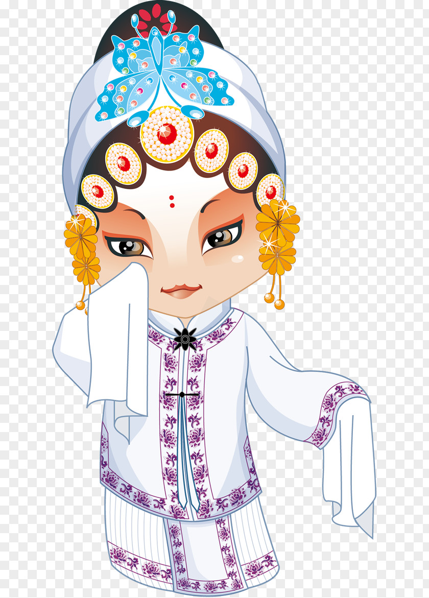 China Peking Opera Chinese Cartoon PNG