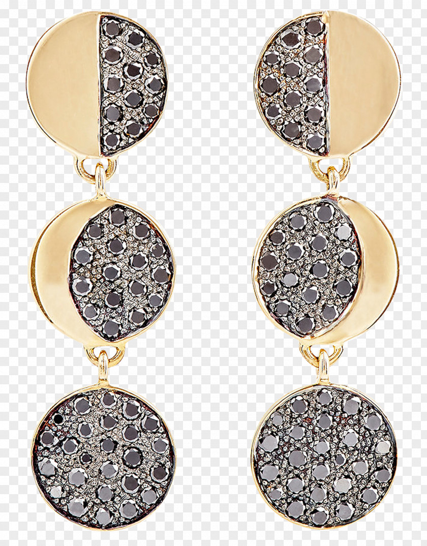 Women Jewelry Earring Colored Gold Jewellery Diamond PNG
