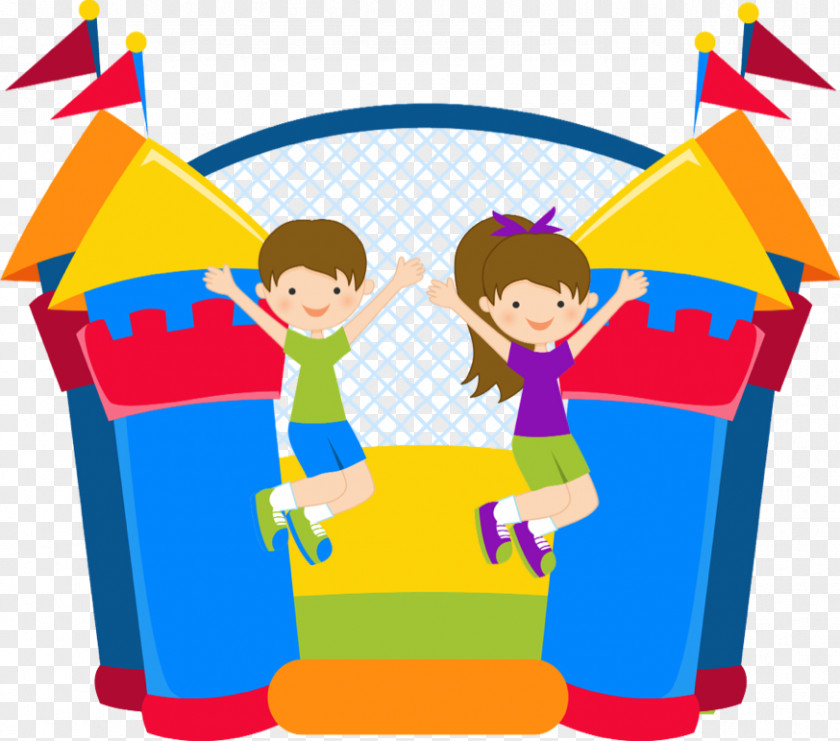 Castle Pictures Kids Inflatable Bouncers Clip Art PNG