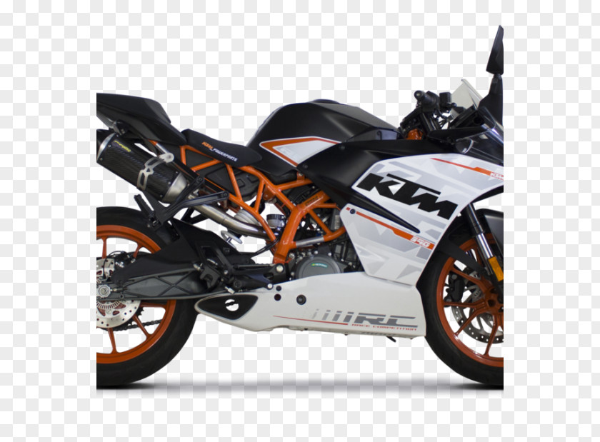 Honda CBR250R/CBR300R KTM Exhaust System Motorcycle PNG
