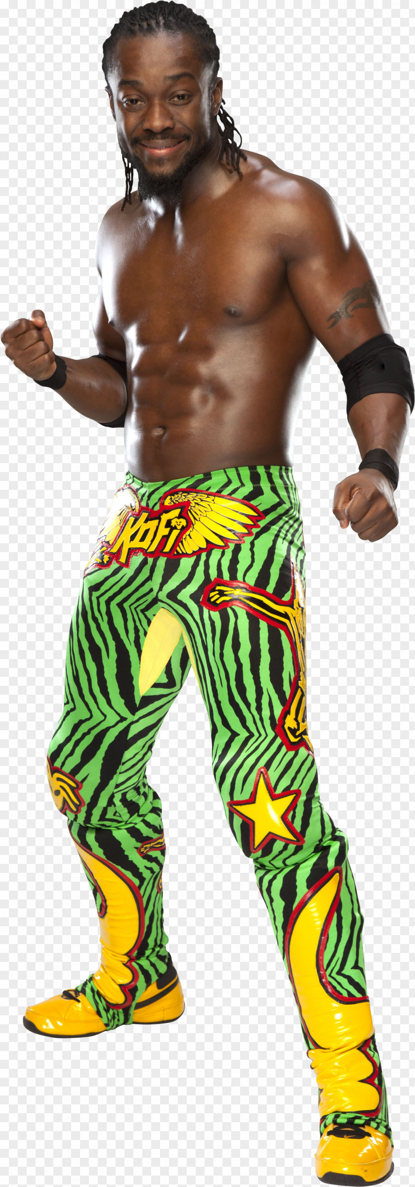 Kofi Kingston WWE Superstars Royal Rumble Professional Wrestler Actor PNG Actor, Transparent clipart PNG