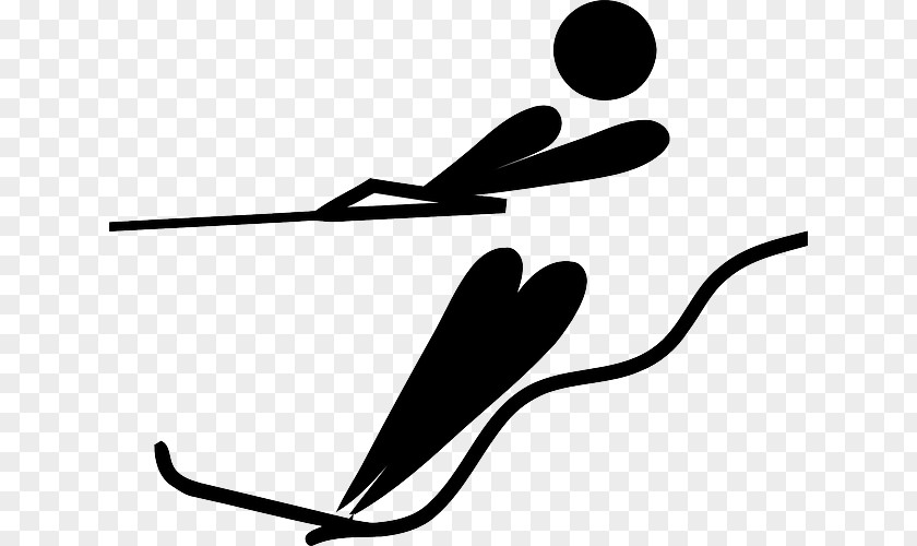 Skiing Water At The 2015 Pan American Games Clip Art Pictogram PNG