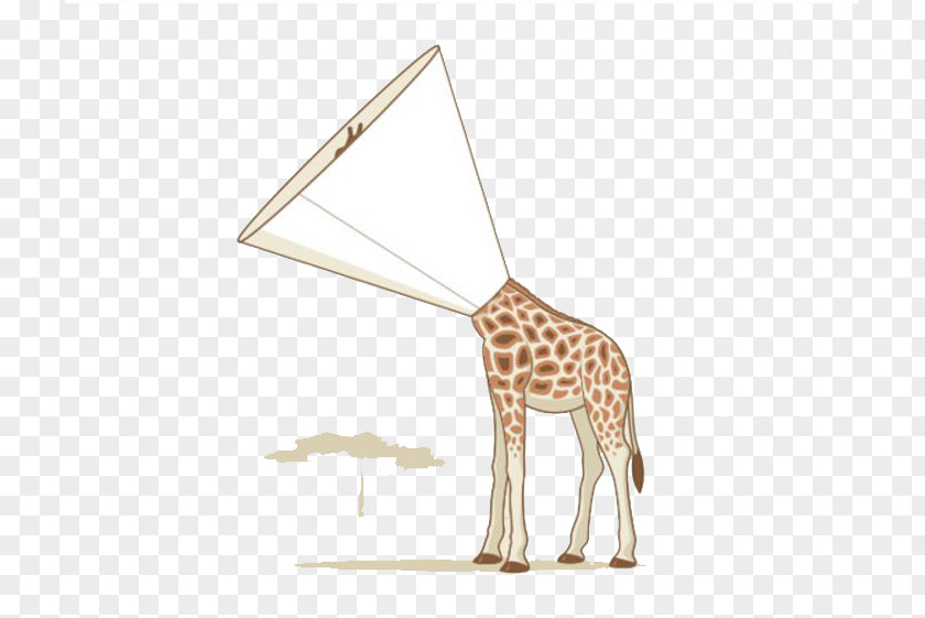 Trumpet Giraffe T-shirt Illustrator Creativity Illustration PNG