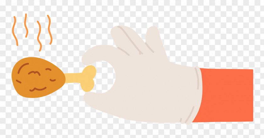 Hand Pinching Chicken PNG