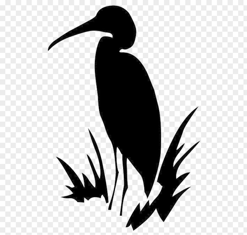 Silhouette Clip Art Heron PNG
