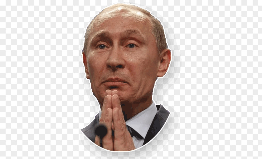 Vladimir Putin Telegram Sticker Nose Cheek PNG