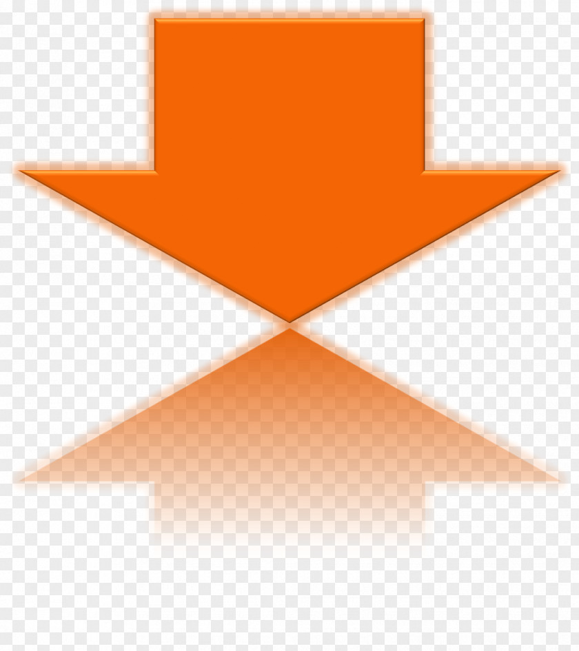 Arrow Orange Line Angle Product Design Font PNG