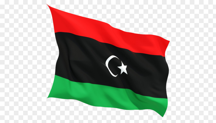 Fluttering Flag Of Libya Tawergha Lesotho Lithuania PNG