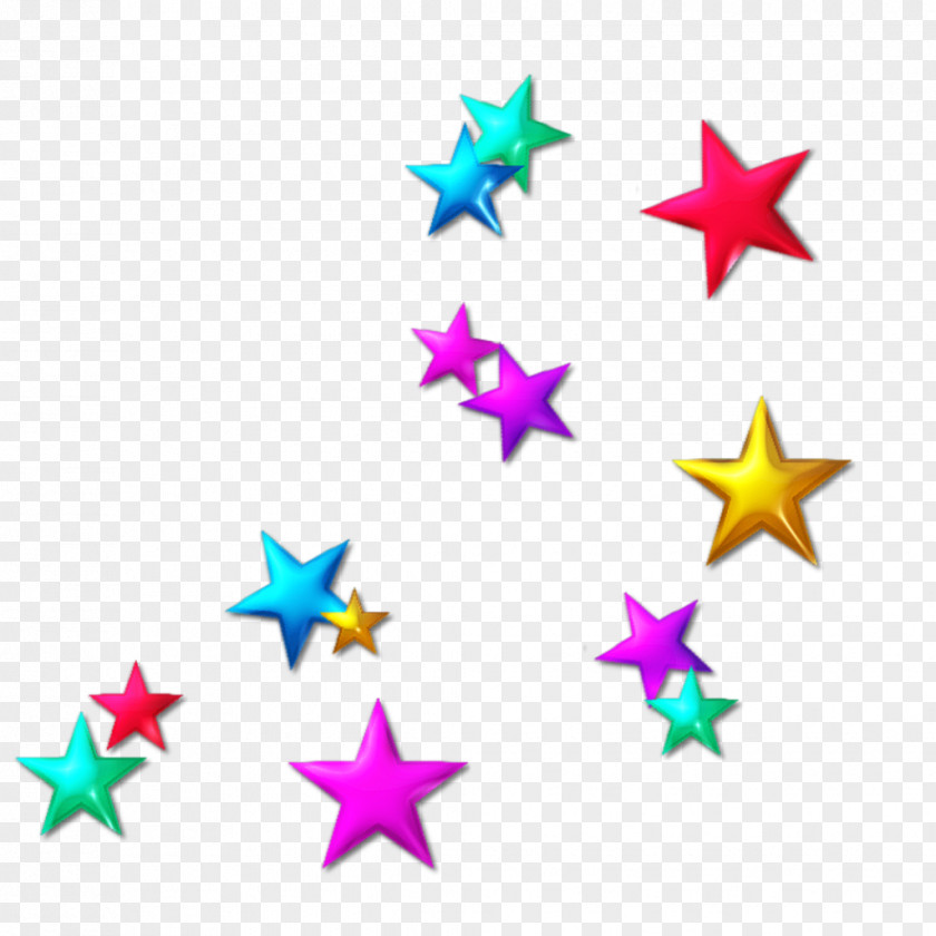Gold Stars Clip Art Transparency Image PNG