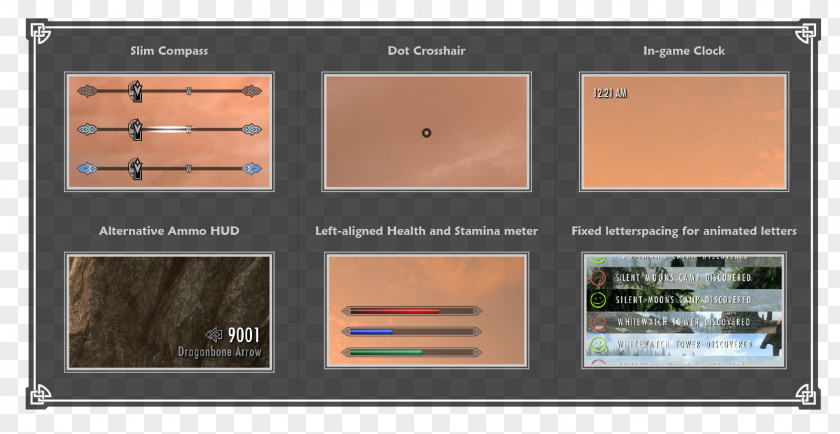 Nexus Mods User Interface HUD The Elder Scrolls V: Skyrim Keyboard Shortcut Screenshot PNG