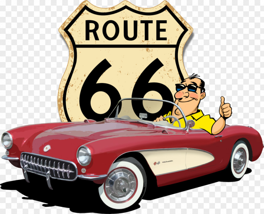 Route Los Angeles U.S. 66 Guam Corvette Restorations Road PNG
