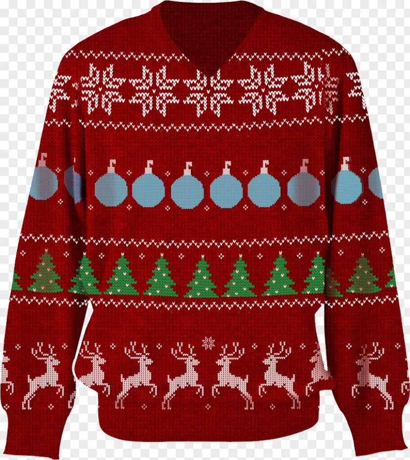 Sweater Hoodie T-shirt Sleeve Christmas Navy PNG