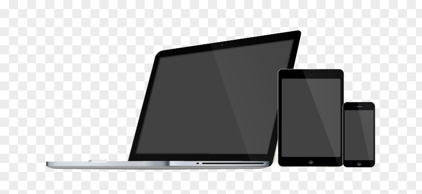 Vector Painted Tablet Phone Computer Icon PNG