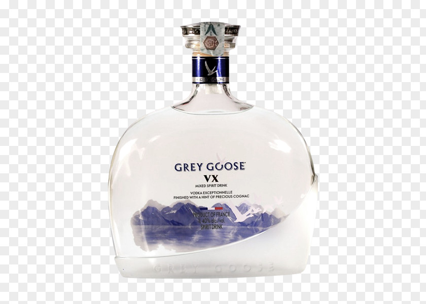 Glass Liqueur Bottle Grey Goose PNG