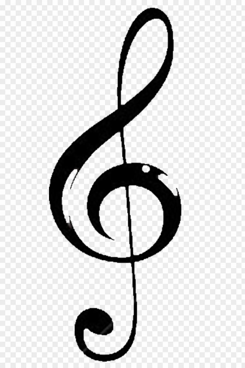 Vektor Drawing Musical Note Art PNG