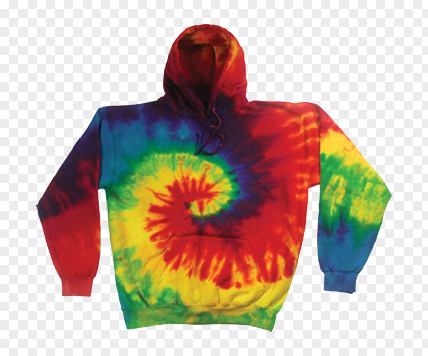 Shirt Hoodie Tie-dye Clothing Bluza Rainbow Shops PNG