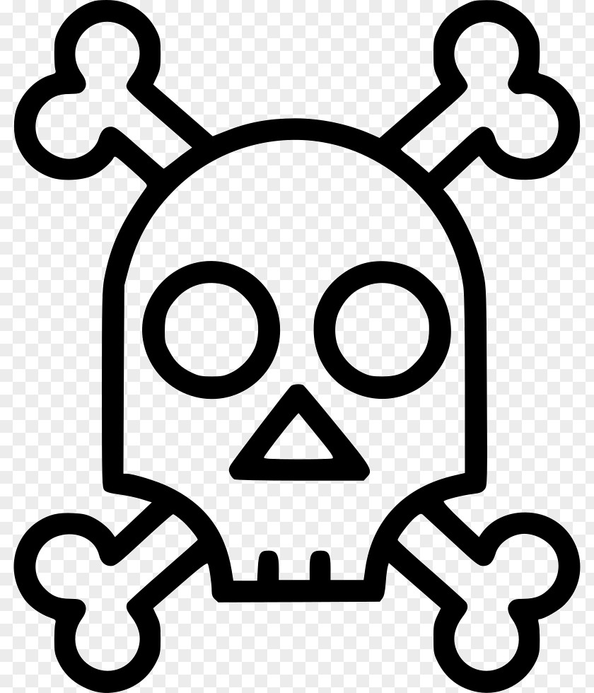 Black And White Symbol Skull PNG