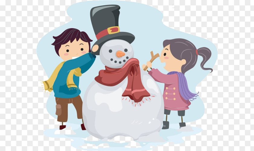 Cartoon Snowman Royalty-free Child Clip Art PNG