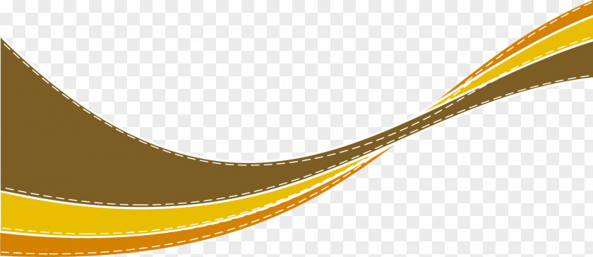 Golden Line Curve Gratis PNG