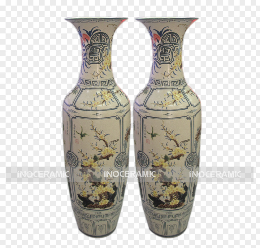 Hoa Mai Ceramic Vase Lunar New Year Ho Chi Minh City Vietnamese Art PNG