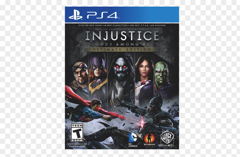 Mortal Kombat Injustice: Gods Among Us Xbox 360 PlayStation 4 Video Game 3 PNG