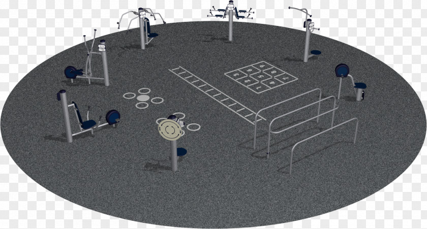 Outdoor Exercise Equipment Circuit Training Sport PNG