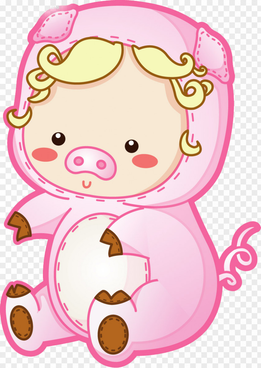 Pig Cartoon Clip Art PNG