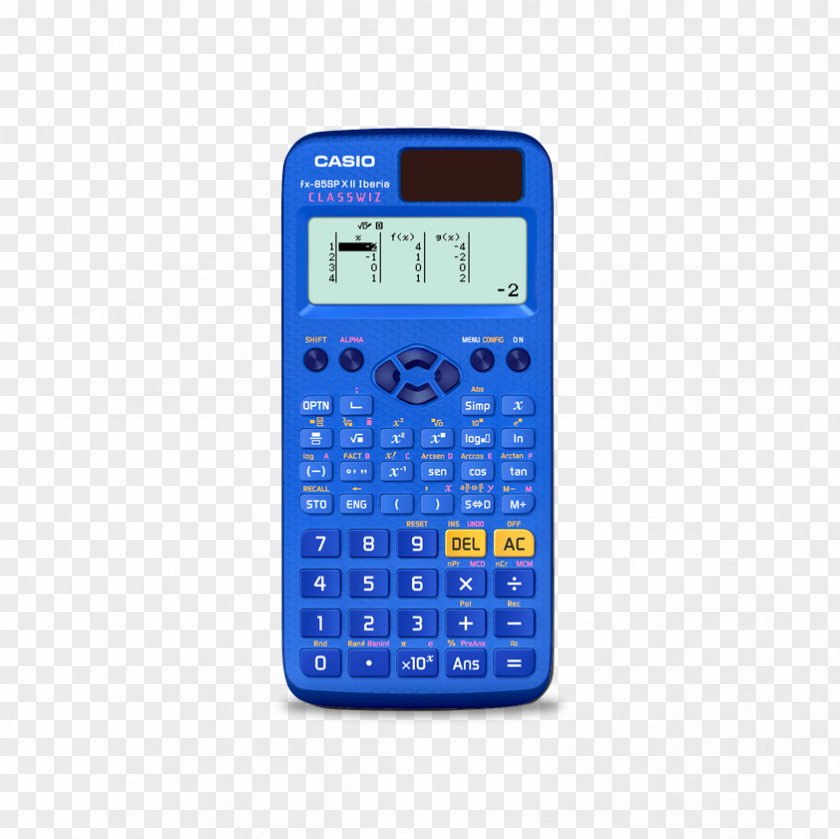 Calculator Casio Fx-85spxii-bu-s-eh – Scientific FX 85 EX PNG