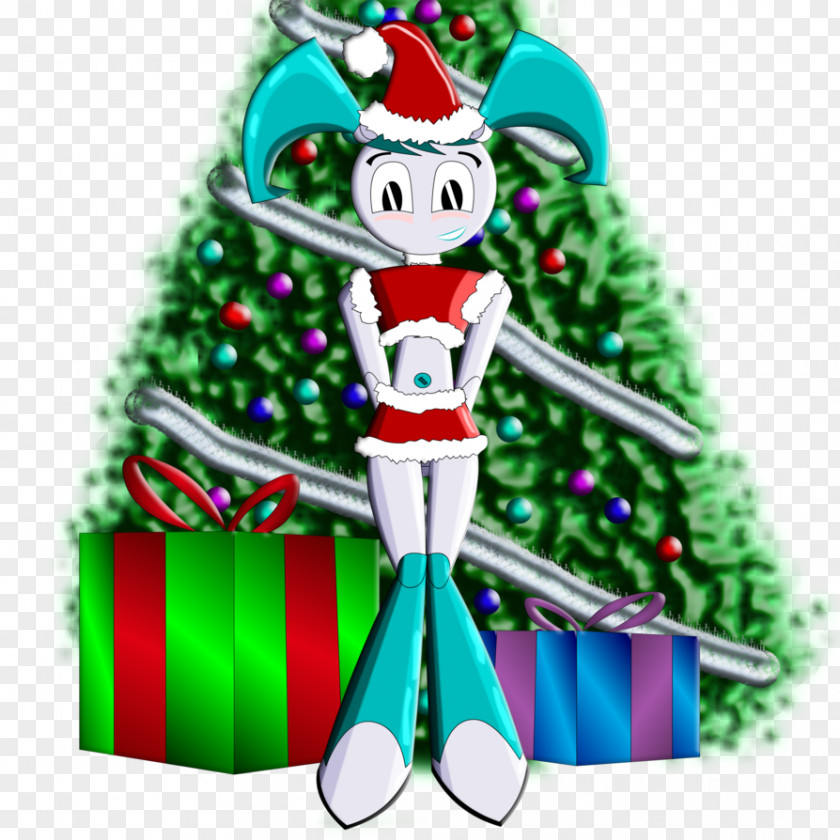 Cute Robot Christmas Television Fan Art DeviantArt PNG