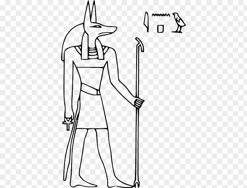 Egito Ancient Egypt Anubis Egyptian Hieroglyphs PNG