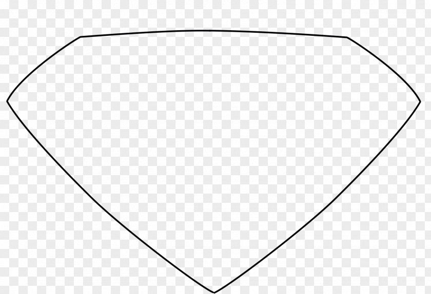 Empty Superman Logo White Symmetry Area Angle Pattern PNG