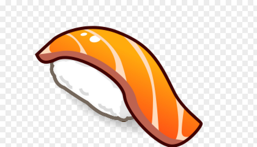 Orange Coho Salmon Emoji PNG