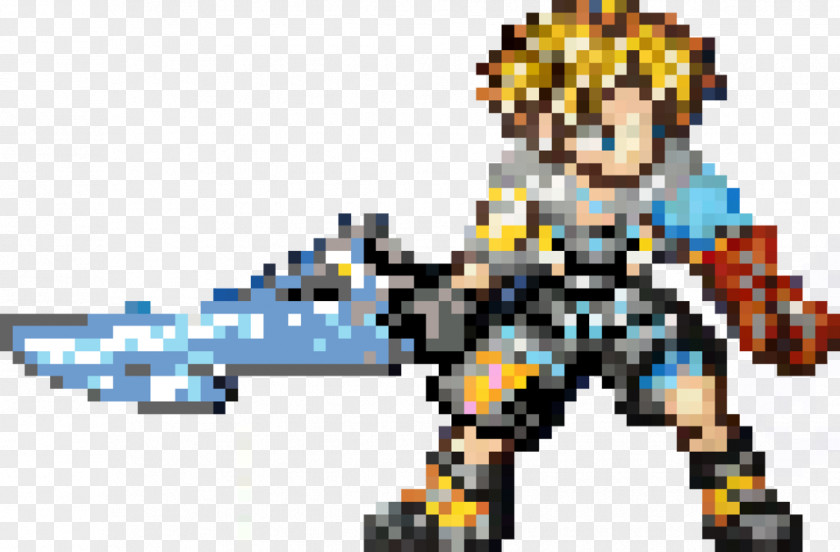 Sprite Final Fantasy VIII X Pixel Art Tidus PNG