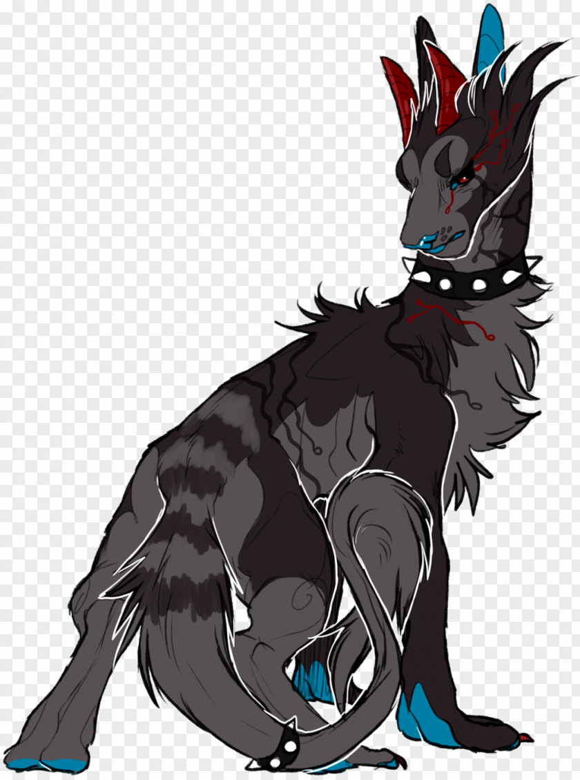 Cat Werewolf Line Art Sketch PNG