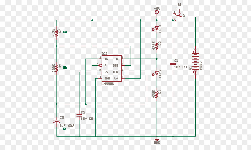 Electronic Circuits Astable Multivibrator 555 Timer IC Electronics PNG