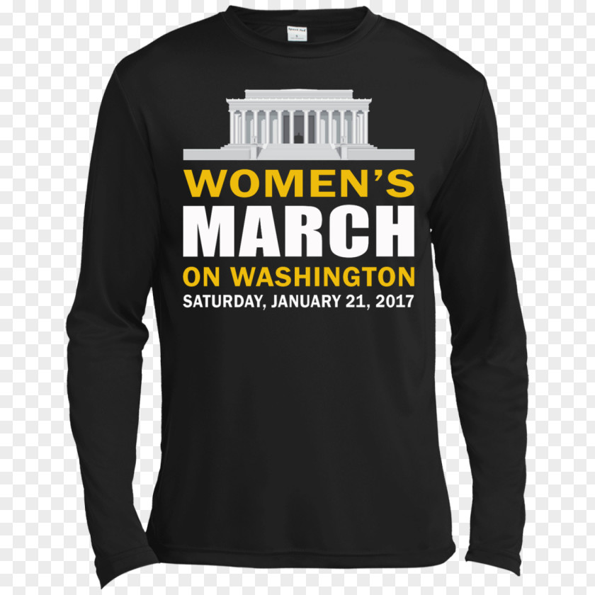 T-shirt 2017 Women's March Sleeve On Washington For Jobs And Freedom IPad Air PNG