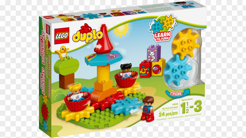 Toy Lego Duplo LEGO 10845 DUPLO My First Carousel Block PNG