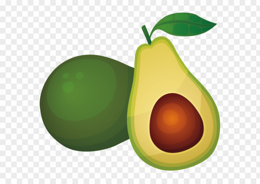 Vector Pears Apple Pear Fruit Avocado PNG