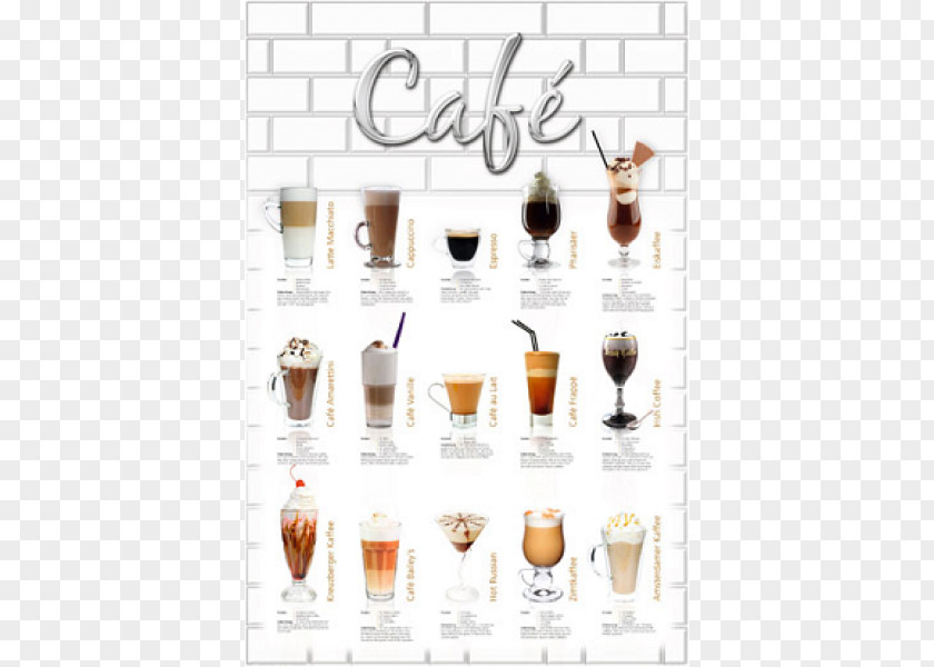Coffee Iced Cafe Poster Street Art PNG