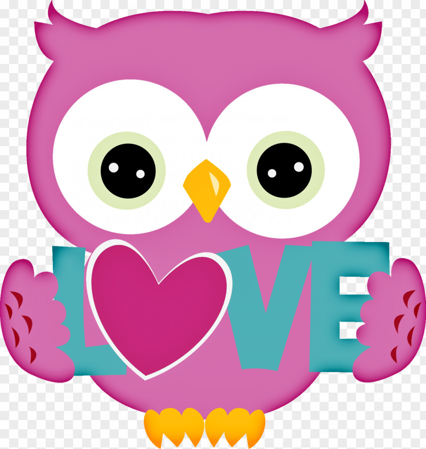 Show Owl Valentine's Day Heart Clip Art PNG
